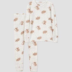 NWT 3T Toddler 2pc Short Sleeve Comfy Soft Koala Snug Fit Pajama Set - Carter's